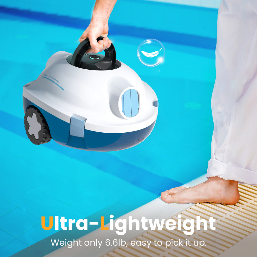 Customization Options OEM Swimming Pool Cleaner with Self Parking Robotic Cleaning ABS Material for In-Ground Pools