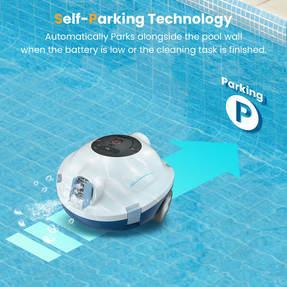 Customization Options OEM Swimming Pool Cleaner with Self Parking Robotic Cleaning ABS Material for In-Ground Pools