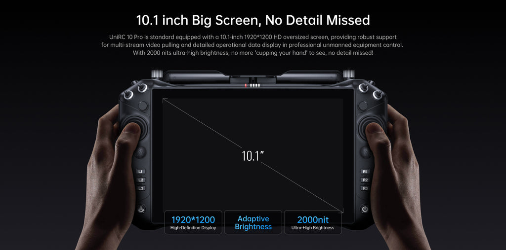 Triple-frequency professional ground station android 13 UniRC 10 PRO